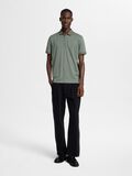Selected ZIPPER POLO SHIRT, Agave Green, highres - 16079026_AgaveGreen_008.jpg