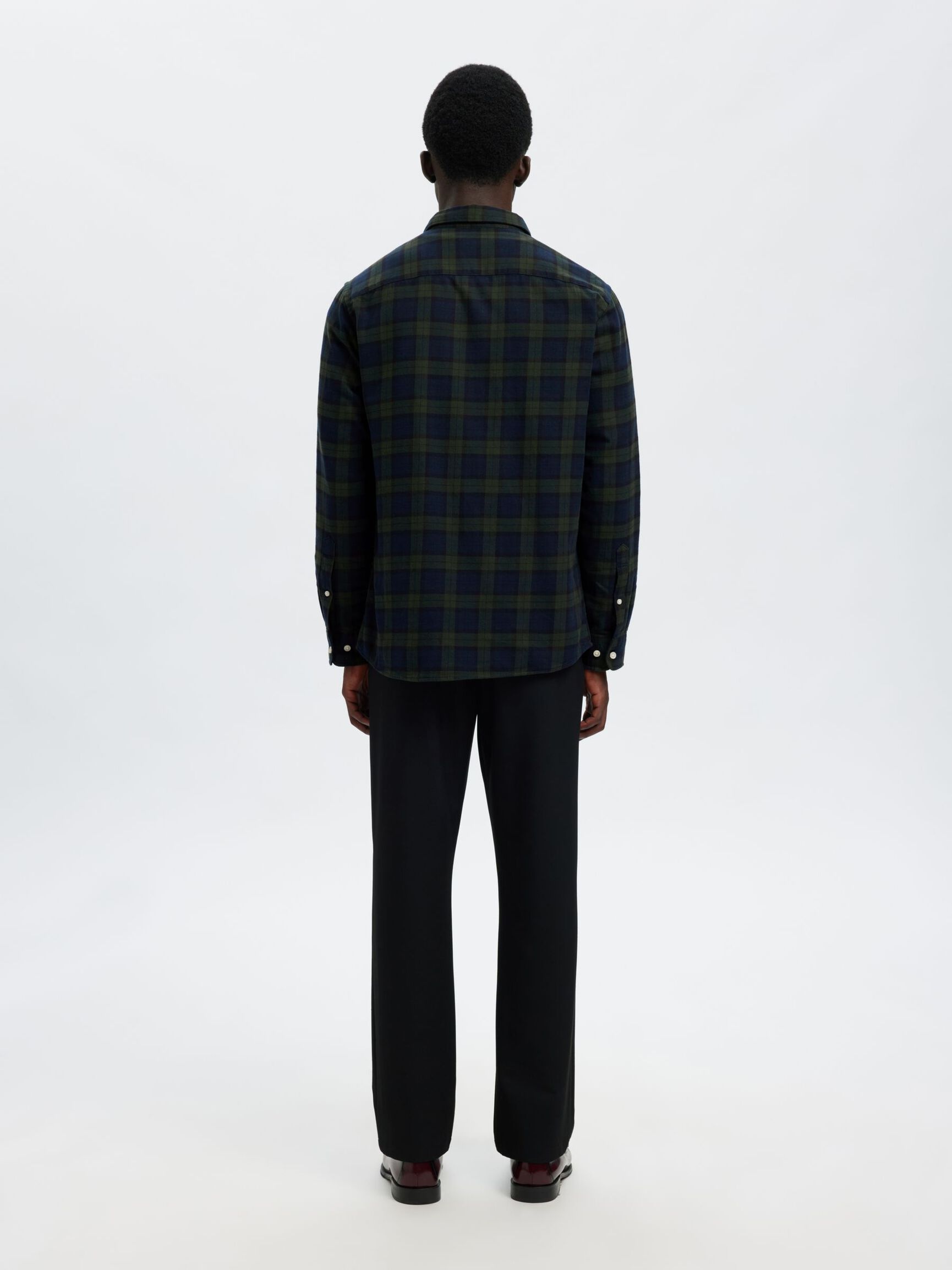 REGULAR FIT SHIRT, Deep Forest, highres