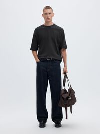LOOSE FIT T-SHIRT, Black, highres