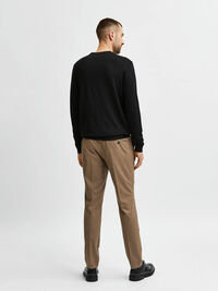 LANGÄRMELIGER PULLOVER, Black, highres