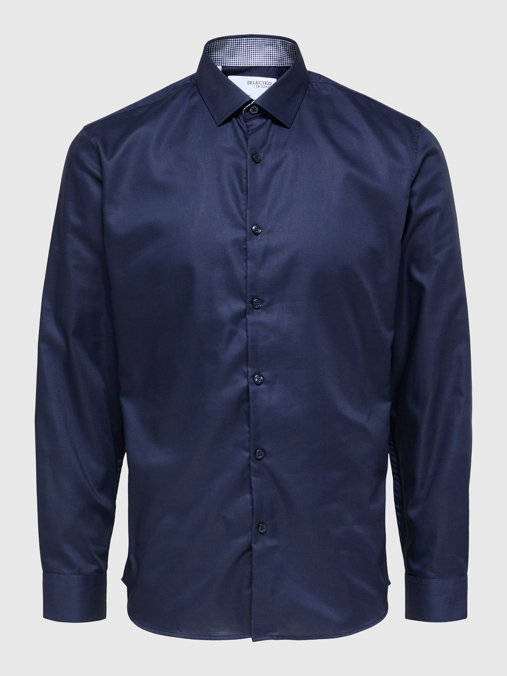 SLIM FIT HEMD, Navy Blazer, highres
