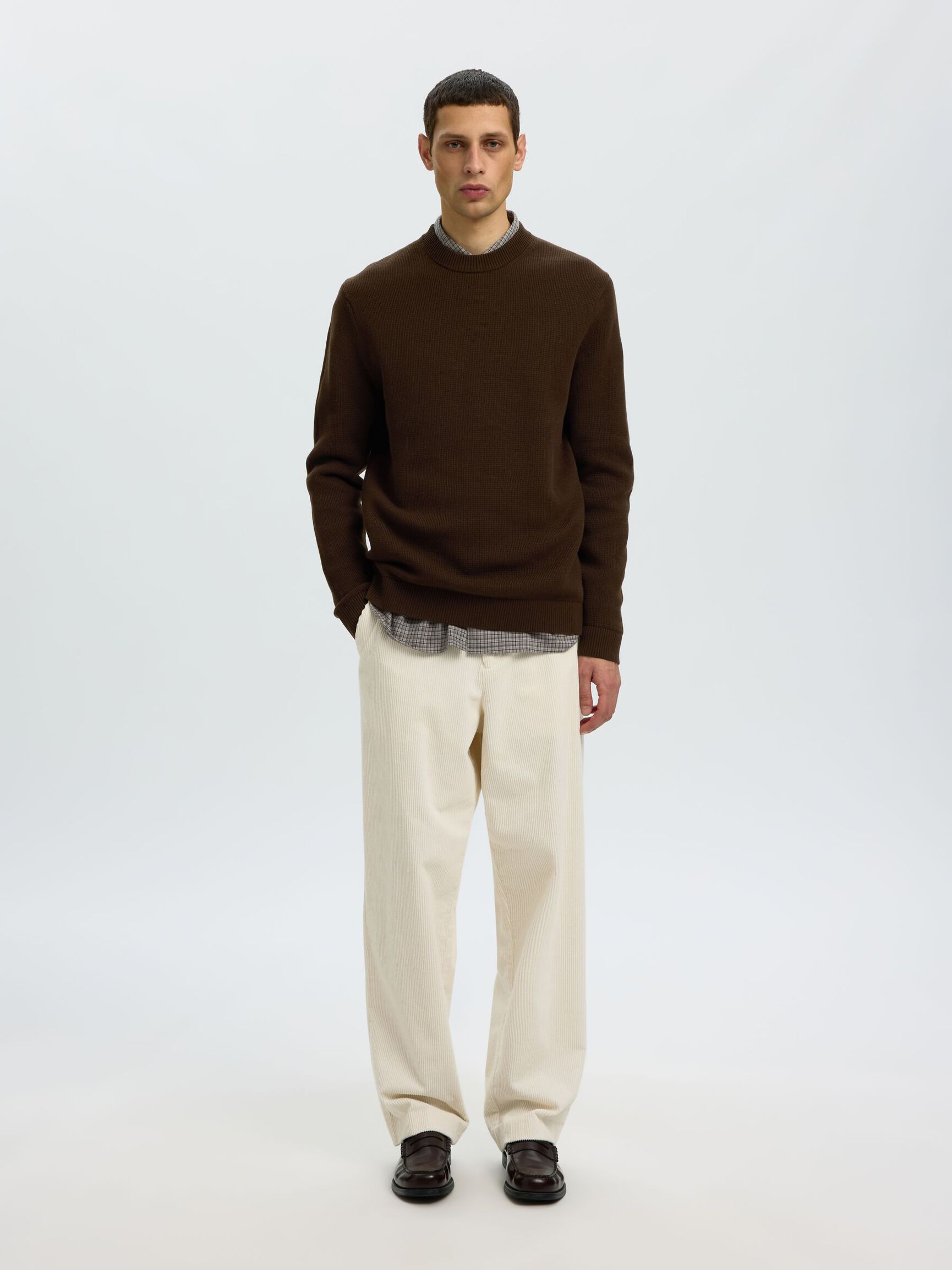 CREWNECK PULLOVER, Demitasse, highres