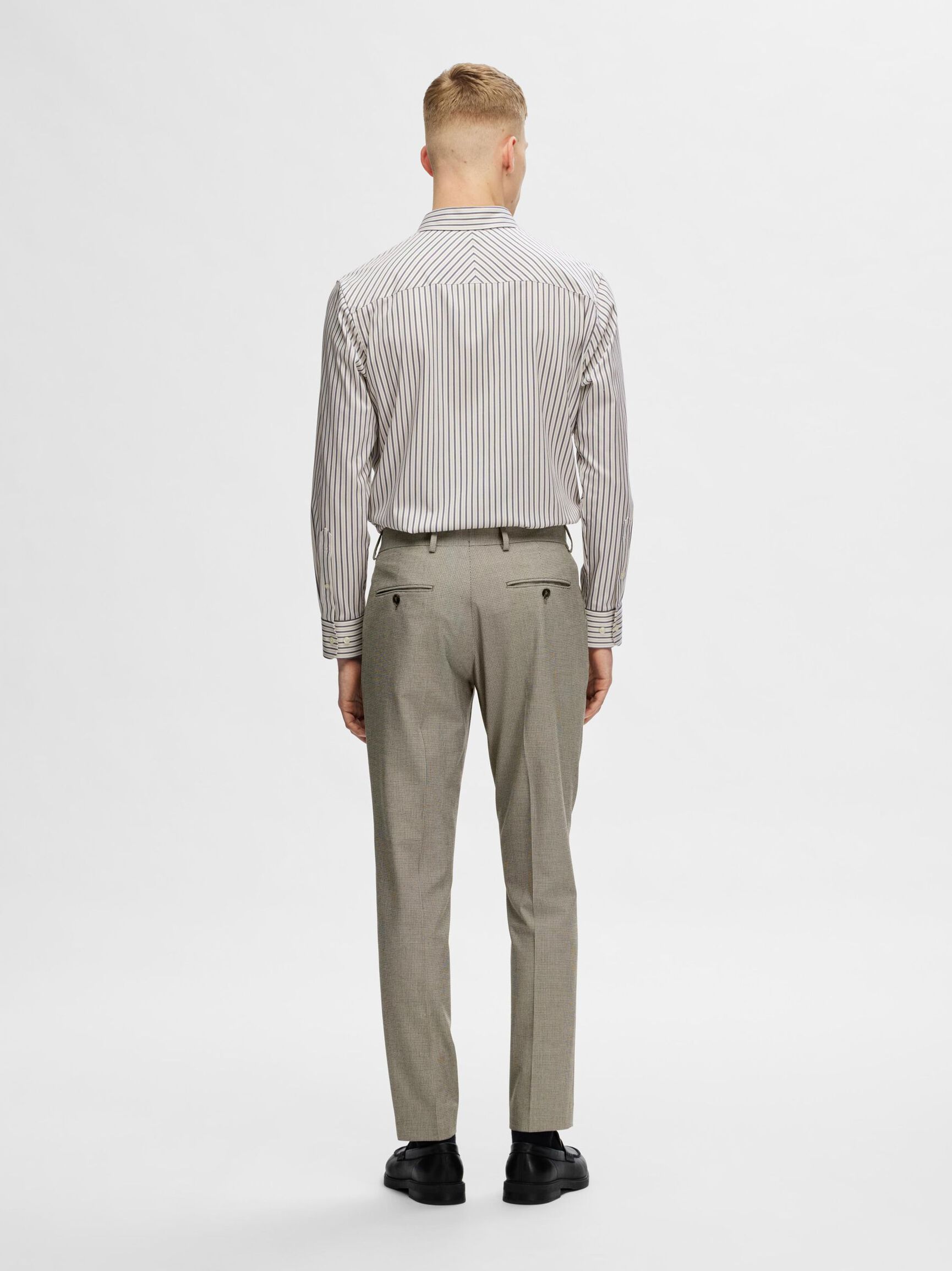 SLIM FIT SHIRT, Fog, highres
