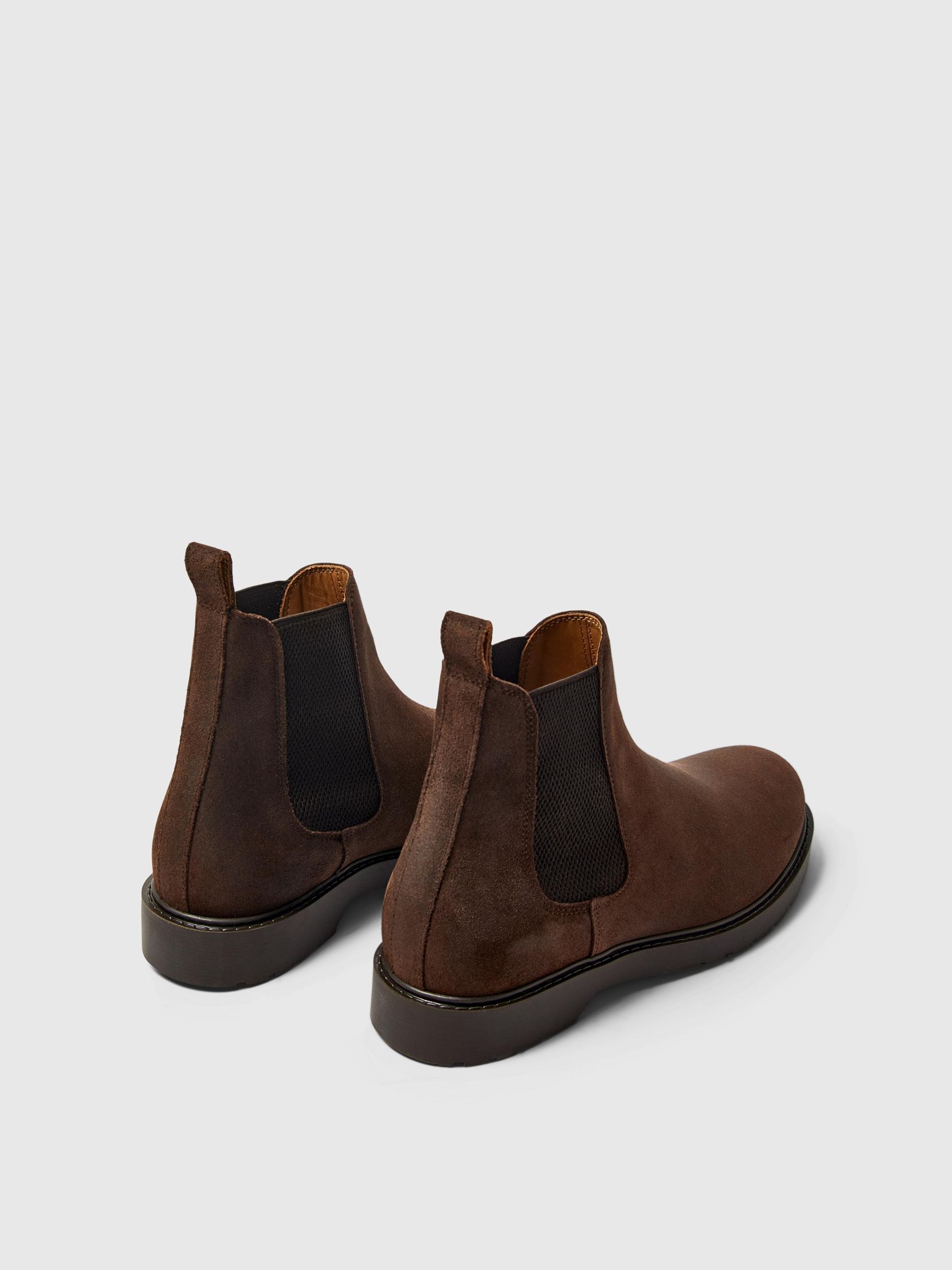 SUEDE CHELSEA BOOTS, Demitasse, highres