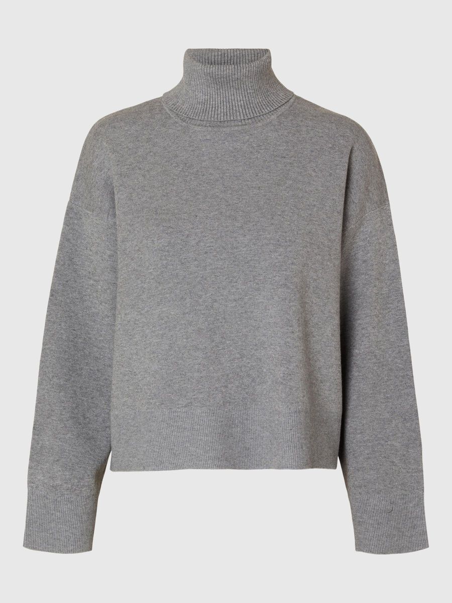 Selected VISCOSEMIX TRUI, Medium Grey Melange, highres - 16094353_MediumGreyMelange_001.jpg