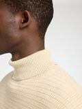 Selected STRUCTURED TURTLENECK, Oatmeal, highres - 16095615_Oatmeal_006.jpg