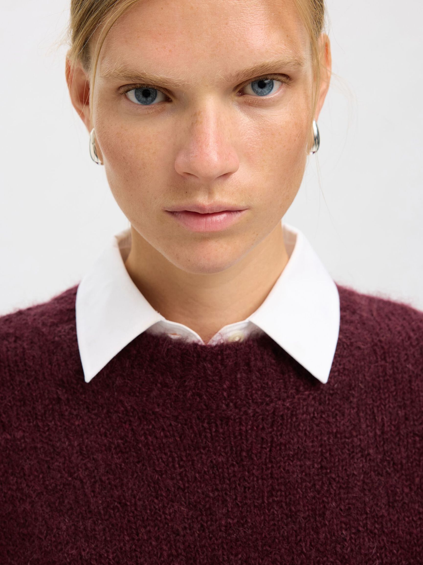 WOOL BLEND  PULLOVER, Fig, highres