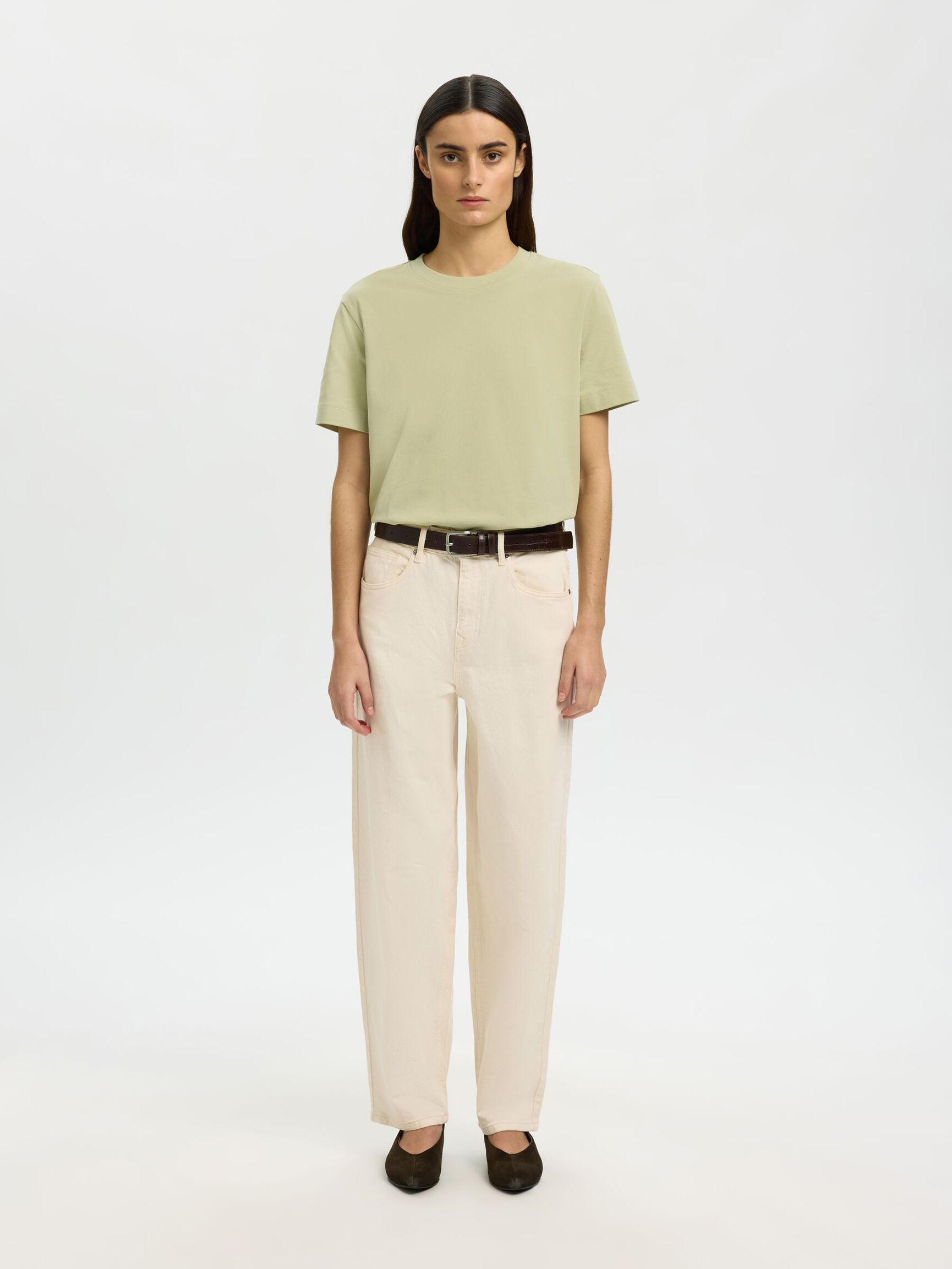 BOXY T-SHIRT, Lint, highres