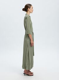 VISCOSE  MAXI DRESS, Deep Lichen Green, highres