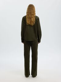REGULAR FIT CORDUROY SHIRT, Deep Depths, highres