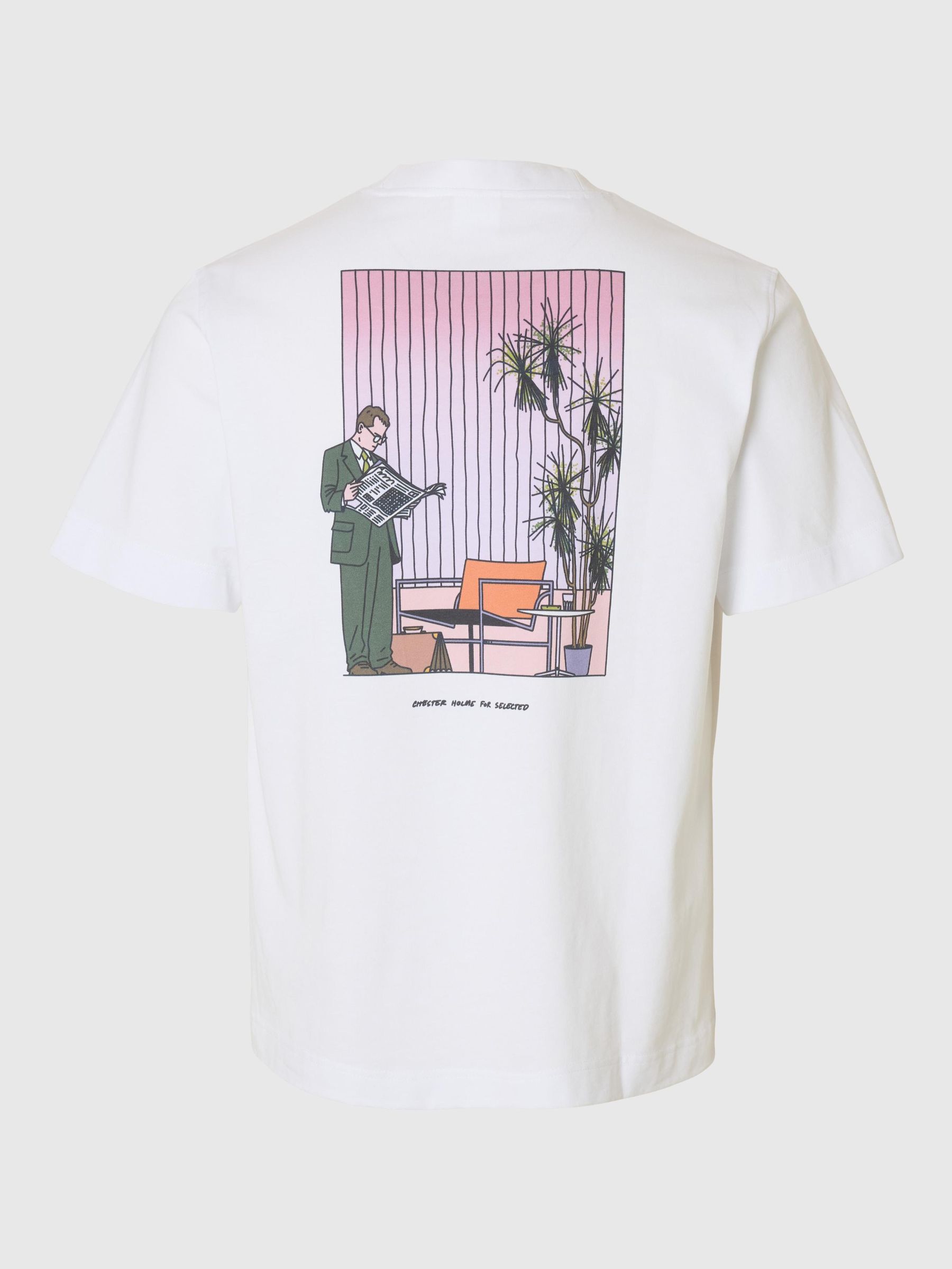 PRINTED REGULAR FIT T-SHIRT, Bright White, highres