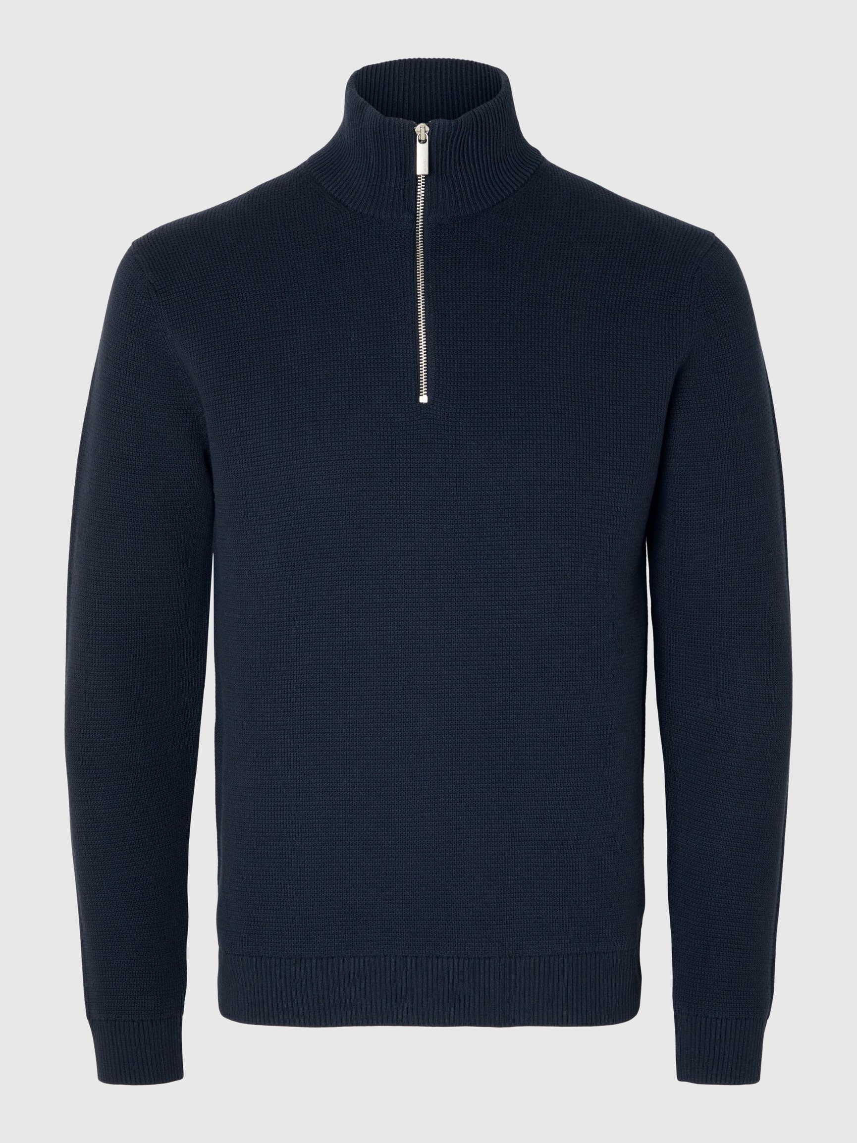 HALF-ZIP JUMPER, Sky Captain, highres
