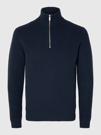 HALF-ZIP PULLOVER, Sky Captain, highres