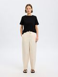 Selected 100% COTTON DETAILED T-SHIRT, Black, highres - 16097834_Black_005.jpg