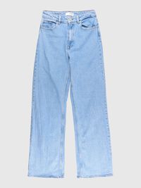 LIGHT WASH WIDE FIT JEANS, Light Blue Denim, highres