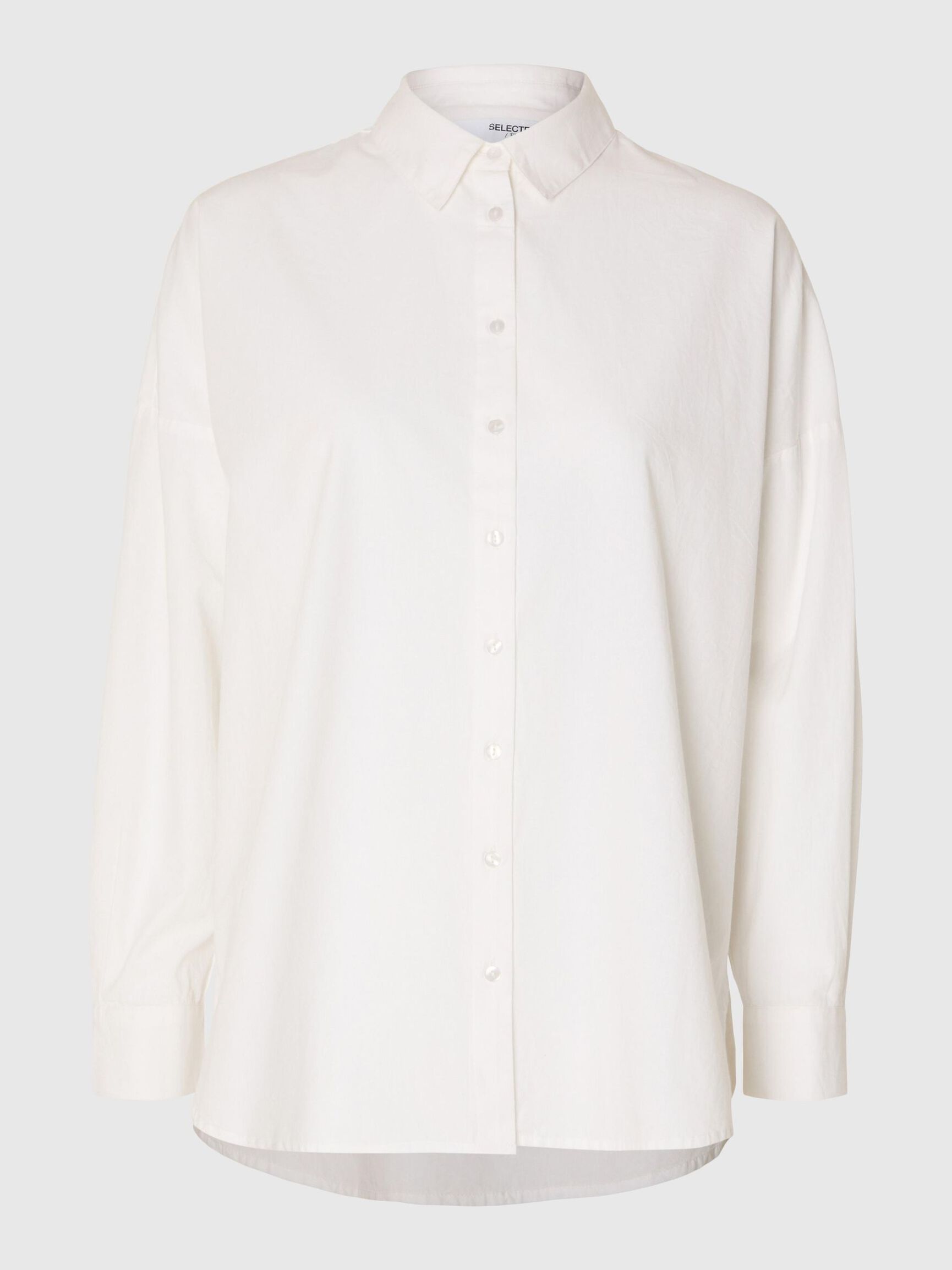 OVERSIZED HEMD, Bright White, highres