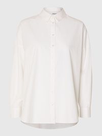 OVERSIZED HEMD, Bright White, highres