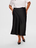 Selected SATIJN MIDDELLANGE ROK, Black, highres - 16091486_Black_002.jpg
