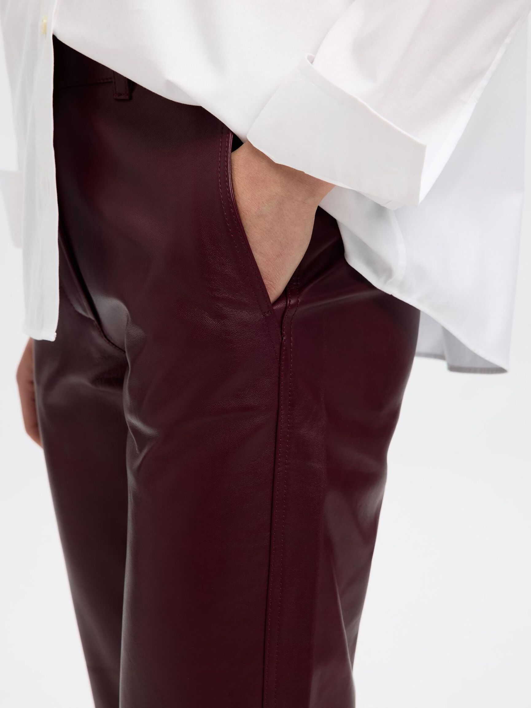 TAPERED LEDERHOSE, Fig, highres