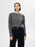 Selected WOLLGEMISCH STRICK PULLOVER, Medium Grey Melange, highres - 16094157_MediumGreyMelange_003.jpg