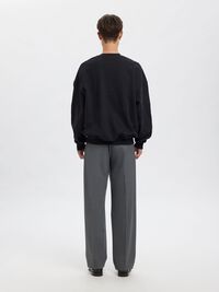 RELAXED FIT SWEATSHIRT, Dark Navy, highres