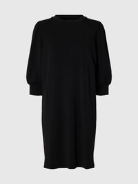 MINI SWEATKLEID, Black, highres