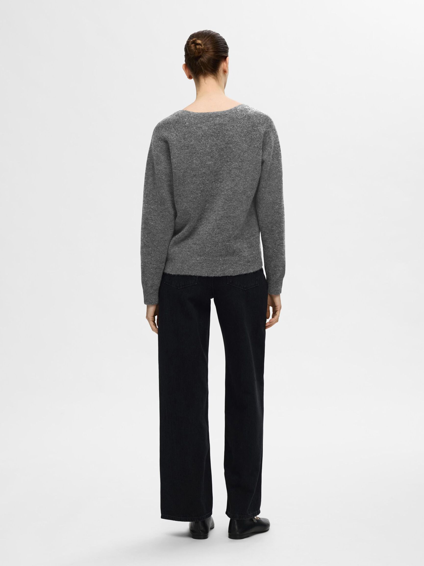 SWETER, Medium Grey Melange, highres