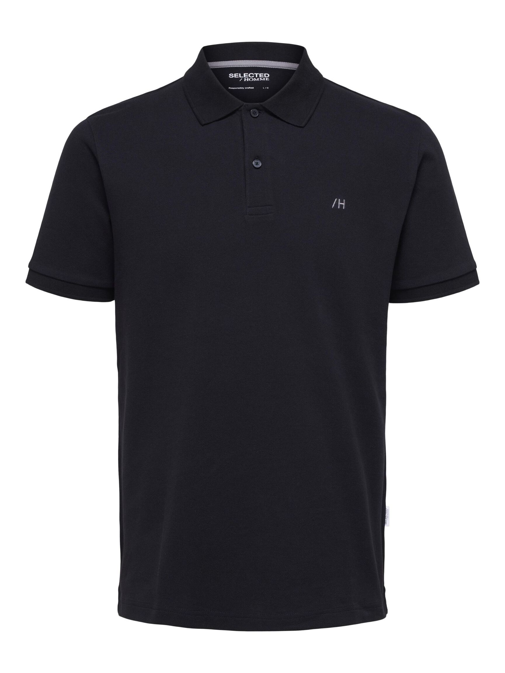 KLASSISK POLO, Black, highres