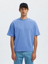 LOOSE FIT T-SHIRT, Blue Bonnet, highres