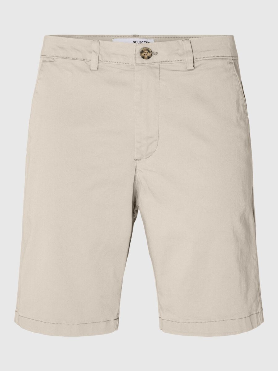 Selected SLIM-FIT CHINO SHORTS, Moonstruck, highres - 16092329_Moonstruck_001.jpg