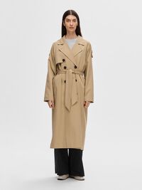 DUBBELKNÄPPT TRENCHCOAT, Cornstalk, highres