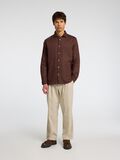 Selected LANGARM LEINENBLUSE, Chocolate Brown, highres - 16096909_ChocolateBrown_005.jpg