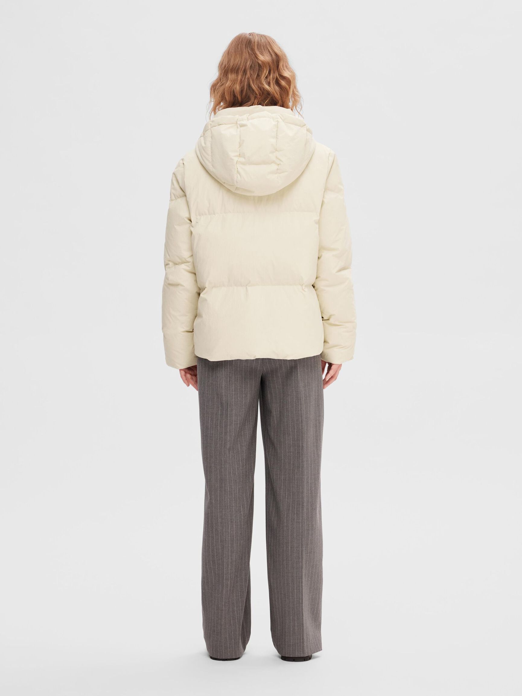 RE:DOWN® PUFFER JACKET, Sandshell, highres