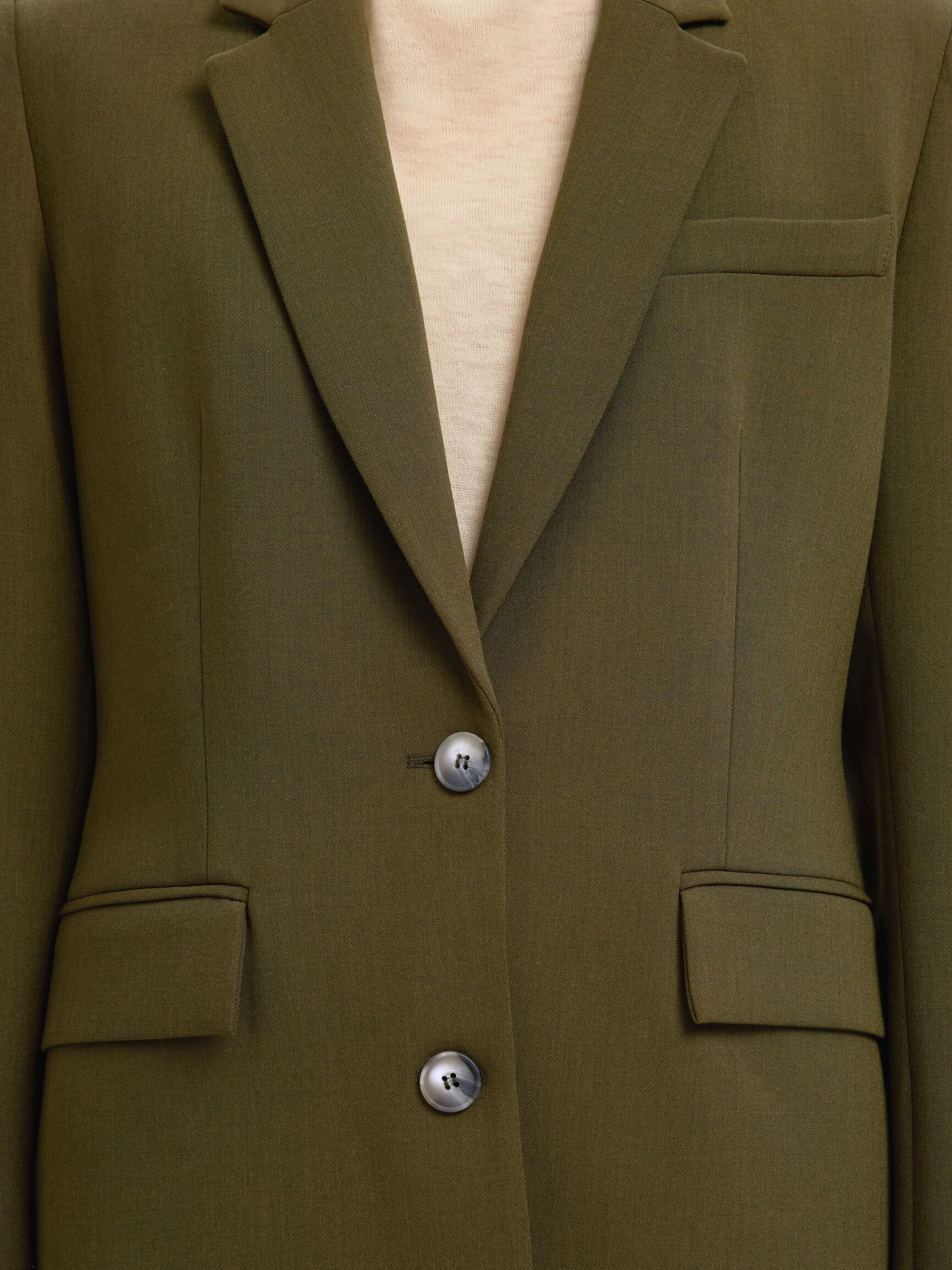 CLASSIC FIT BLAZER, Fir Green, highres