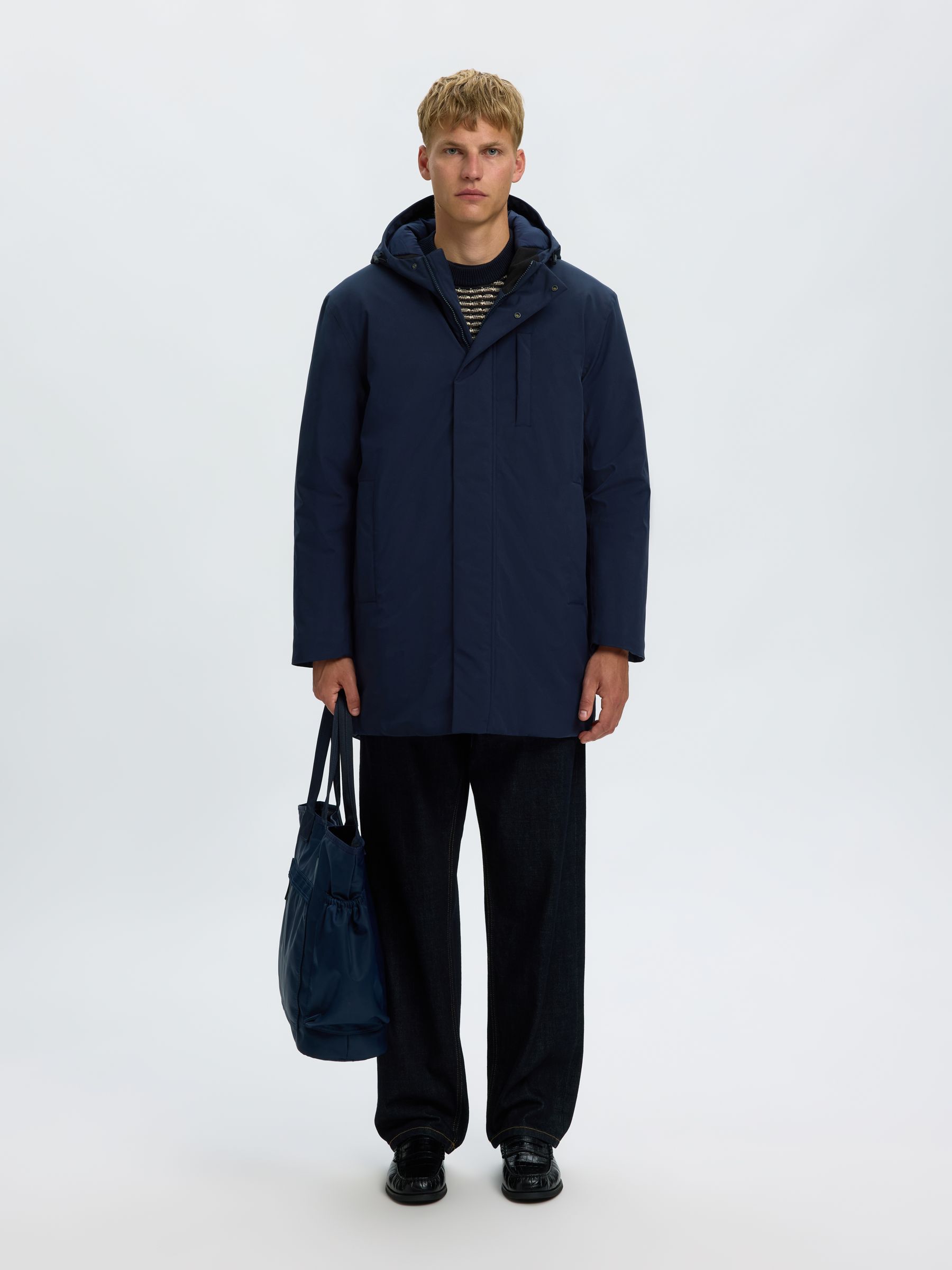 TECHNICAL PARKA COAT, Sky Captain, highres