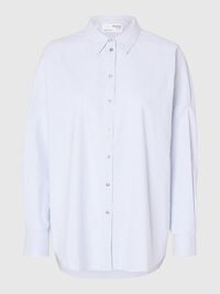 OVERSIZED BAUMWOLL HEMD, Bright White, highres
