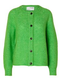 LANGÄRMELIGER STRICKJACKE, Classic Green, highres