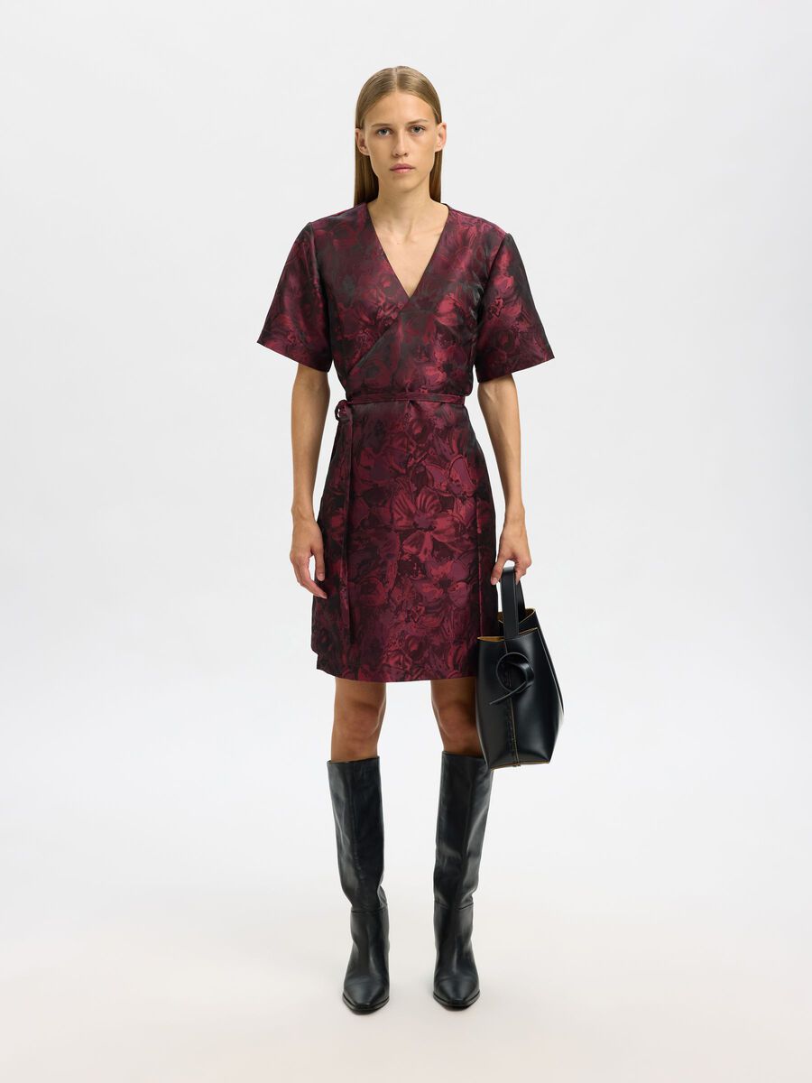 Product tile image - JACQUARD VESTIDO ENVOLVENTE, Fig | 16102115_Fig
