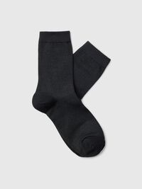 GLITZER GESTRICKTE SOCKEN, Black, highres