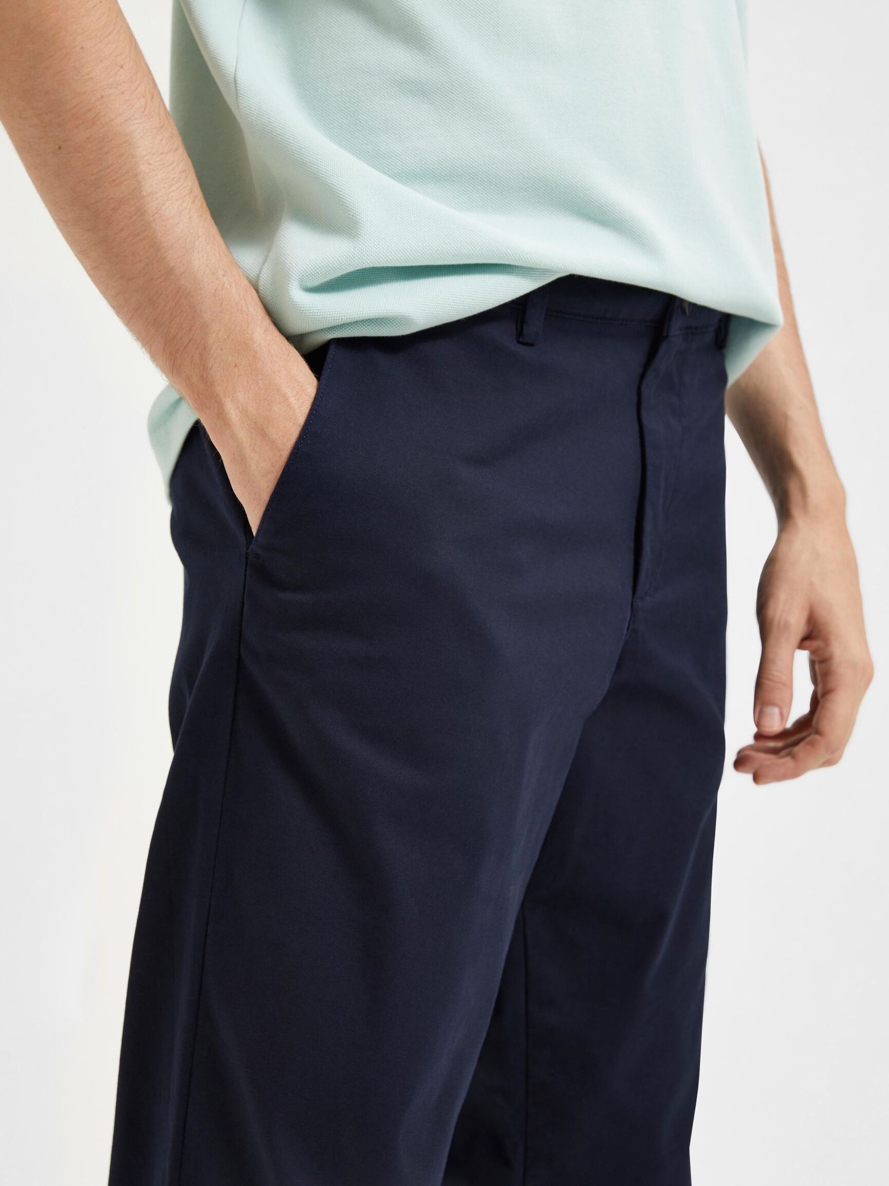 196 STRAIGHT FLEX CHINOS, Dark Sapphire, highres