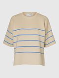 Selected SHORT-SLEEVED KNITTED TOP, Birch, highres - 16092337_Birch_1189144_001.jpg