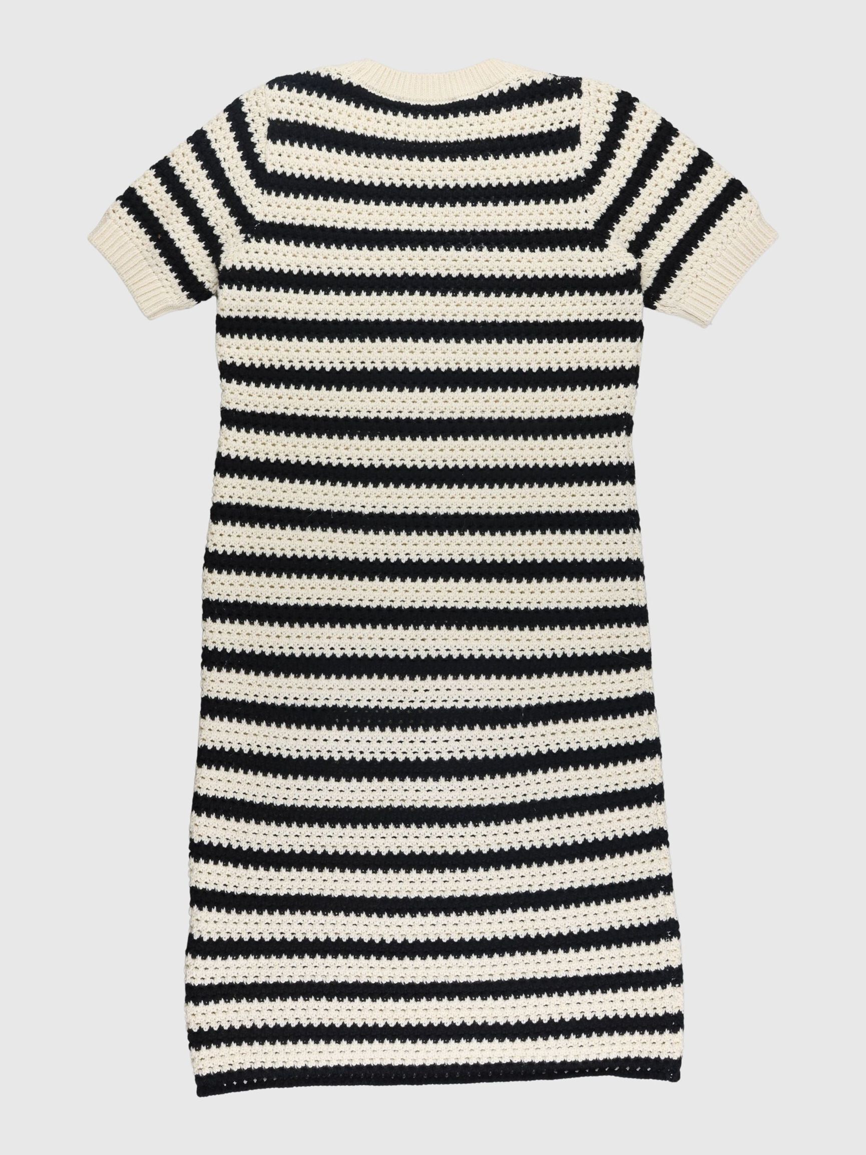 KNITTED MIDI DRESS, Birch, highres