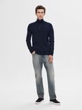 Selected HALF-ZIP KNITTED JUMPER, Navy Blazer, highres - 16074687_NavyBlazer_779218_005.jpg