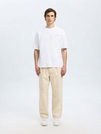 LOOSE FIT PRINTED T-SHIRT, Bright White, highres