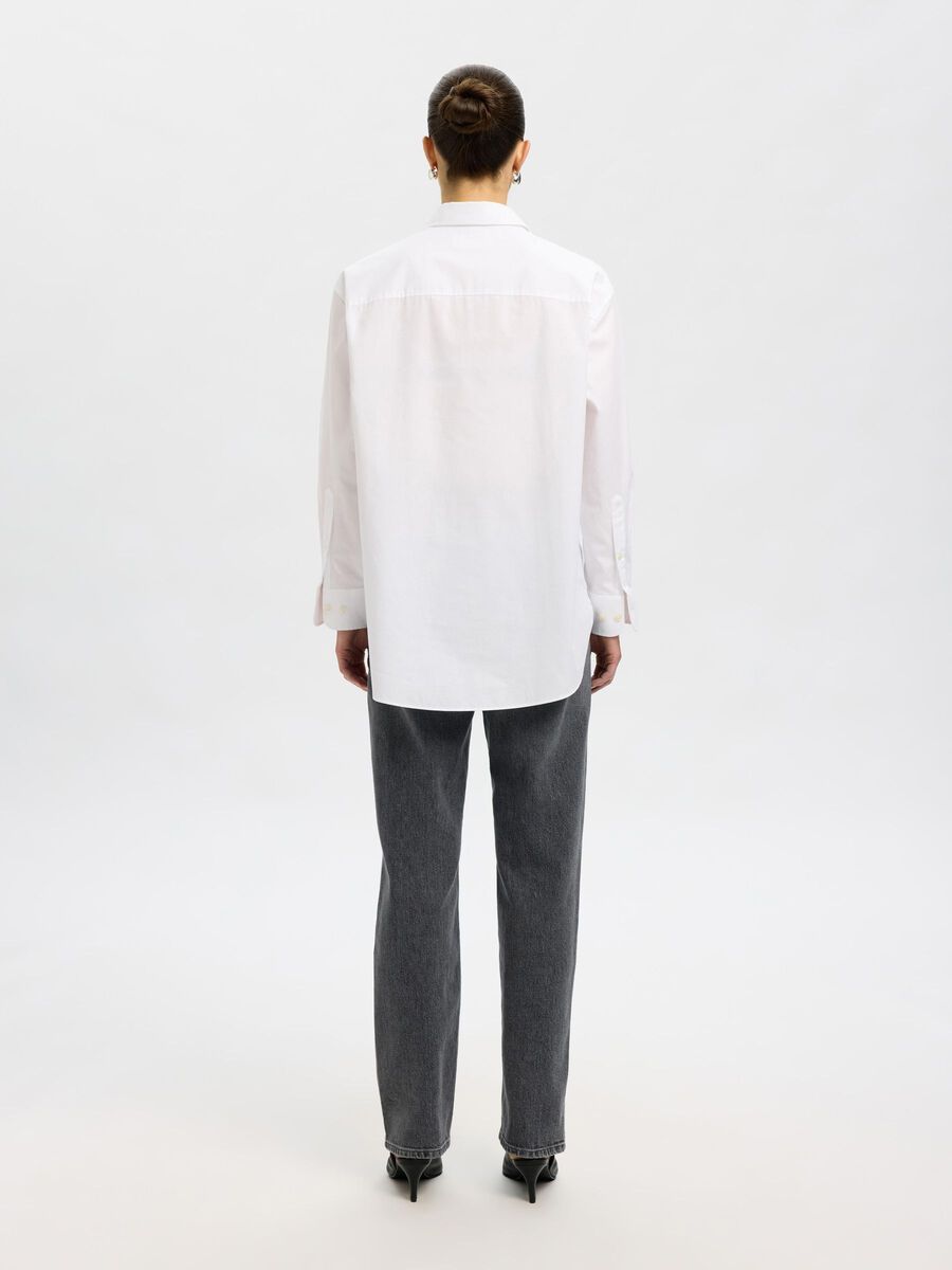 Selected OVERSIZED BAUMWOLL LANGARMHEMD, Bright White, highres - 16098134_BrightWhite_004.jpg