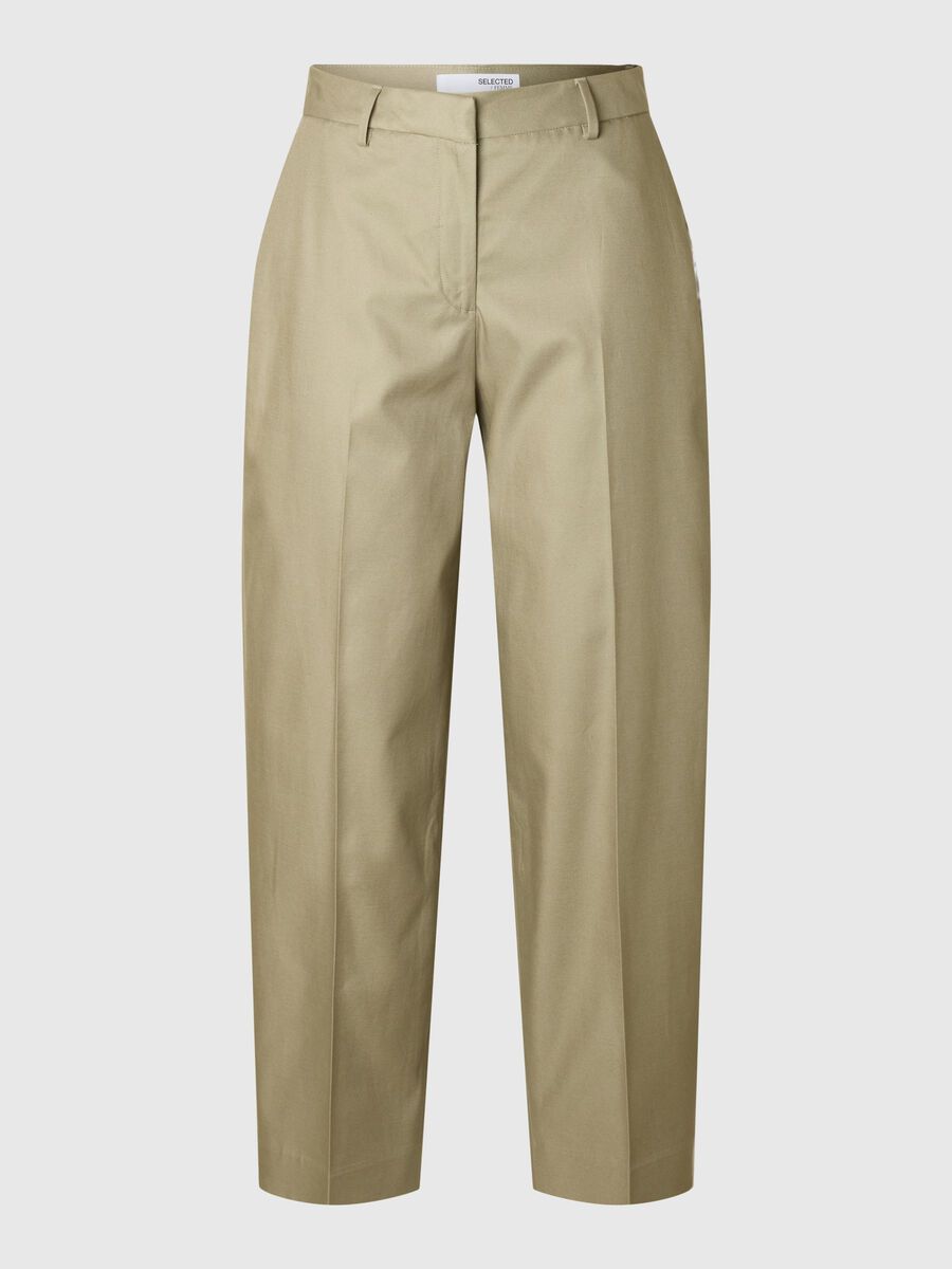 Selected MID WAIST BARREL FIT HOSEN, Vetiver, highres - 16096976_Vetiver_001.jpg