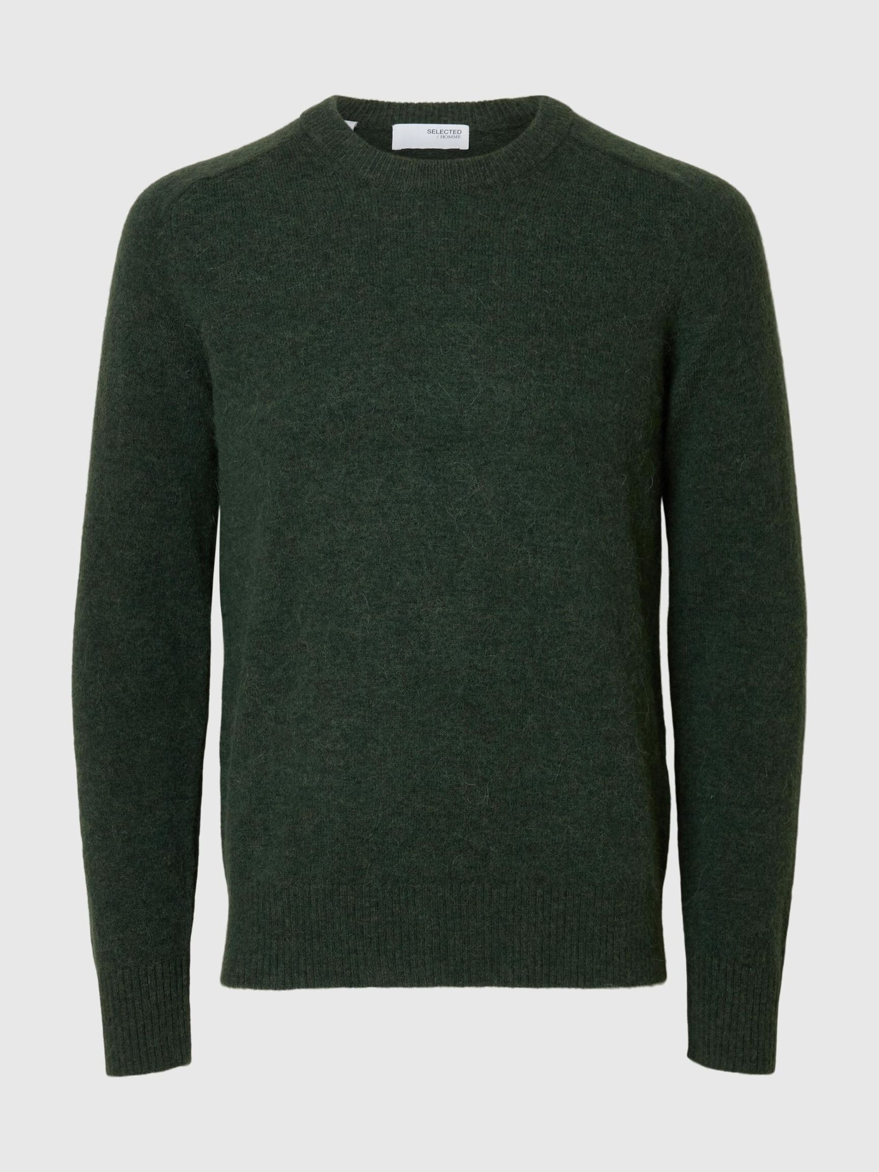 LANGÄRMELIGER STRICKPULLOVER, Deep Forest, highres