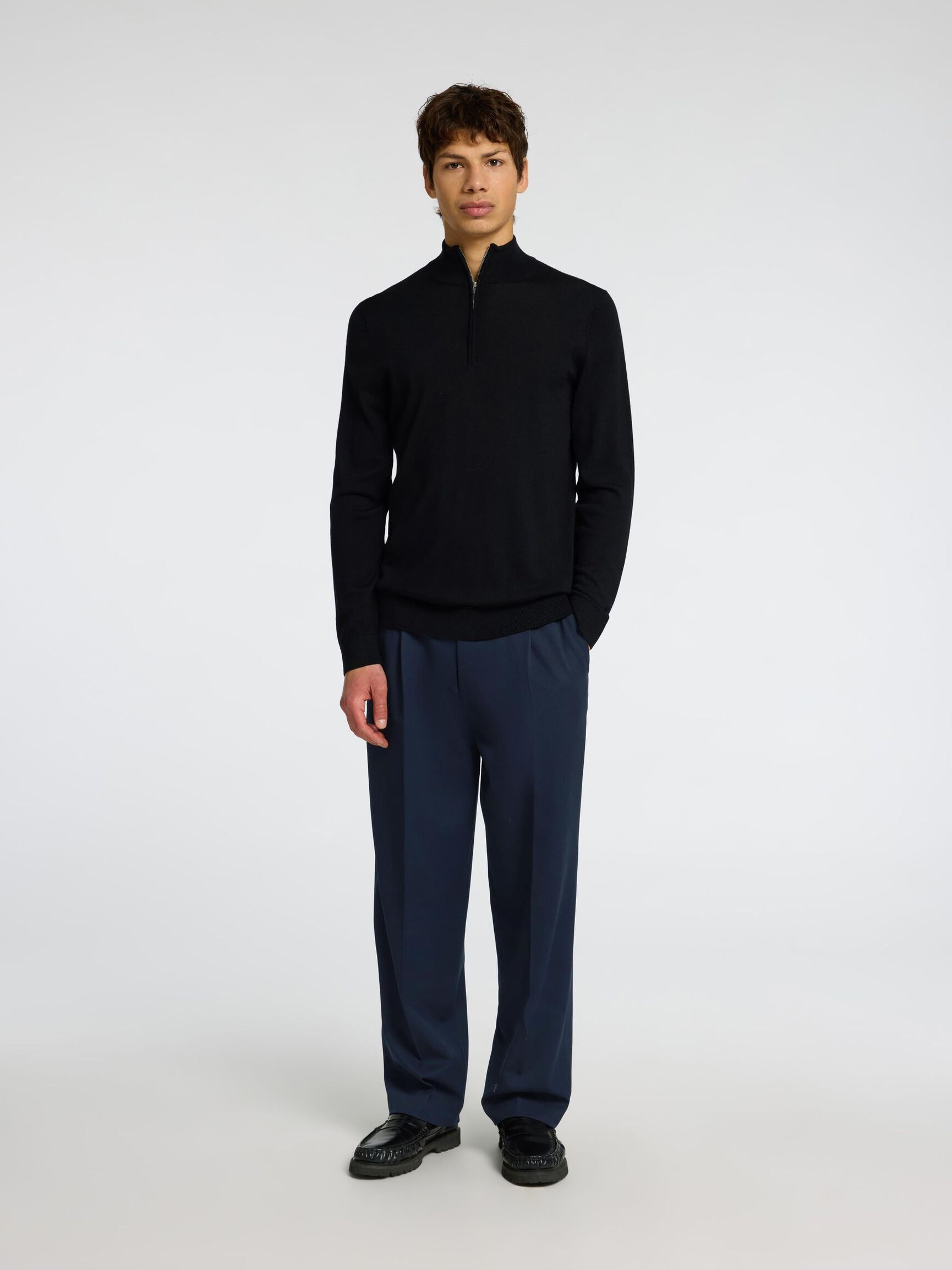 220 LOOSE FIT HOSE, Navy Blazer, highres