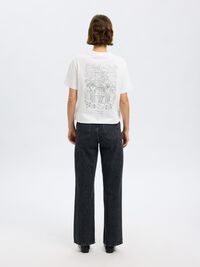 PRINTED RELAXED FIT T-SHIRT, Snow White, highres