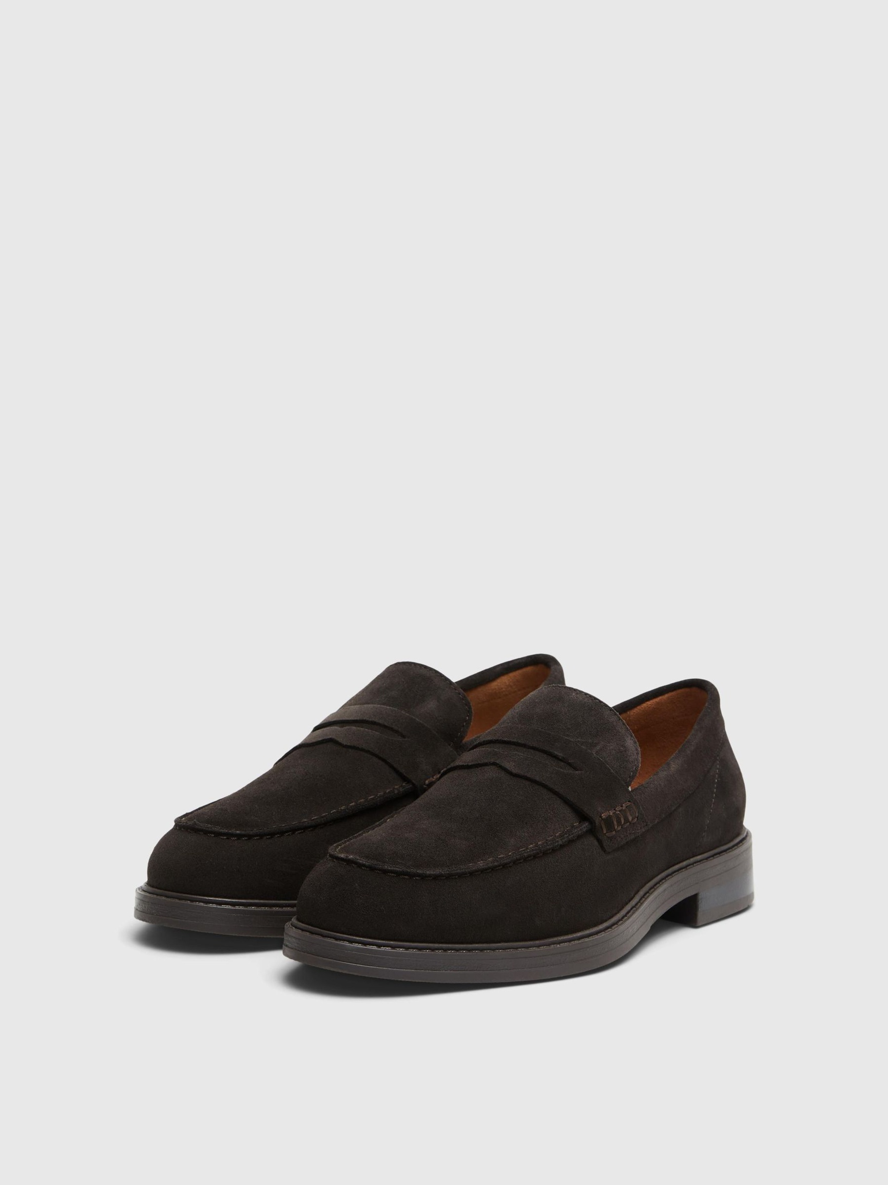 SUEDE LOAFERS, Demitasse, highres